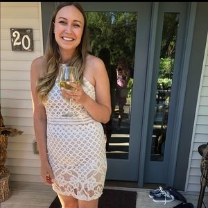 Only worn once. M, White dress, wore it for my engagement party!